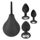 Kit 3 Plugs Bijou Velvet Jewel Noir 