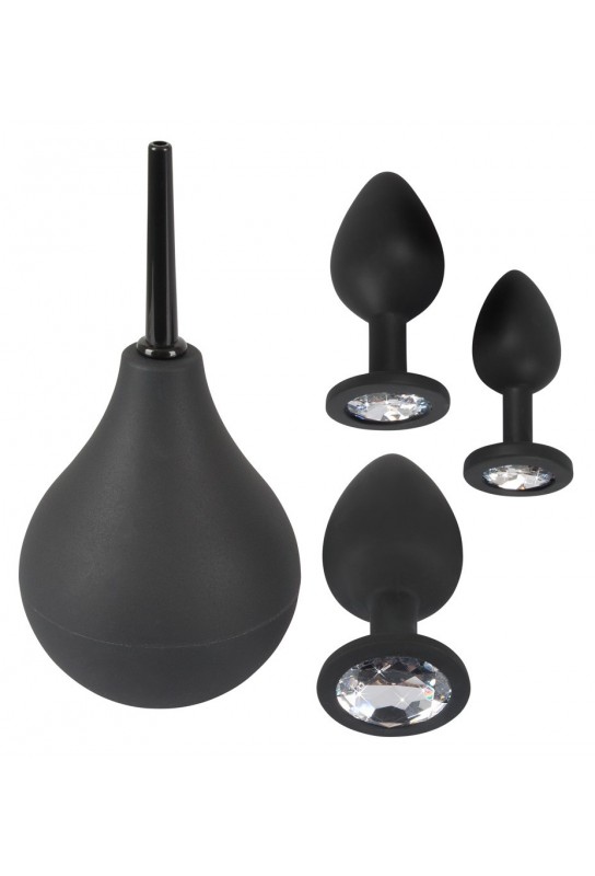 Kit 3 Plugs Bijou Velvet Jewel Noir 