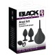 Kit 3 Plugs Bijou Velvet Jewel Noir 