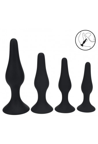 Kit de 4 Plugs Slim Noirs 