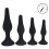 Kit de 4 Plugs Slim Noirs