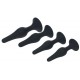 Kit de 4 Plugs Slim Noirs 
