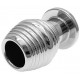 Plug Tunnel en métal Thread Hollow S 6 x 4 cm 