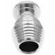Plug Tunnel en métal Thread Hollow S 6 x 4 cm 
