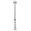 Tige en métal Wand Ball 18 x 5 cm