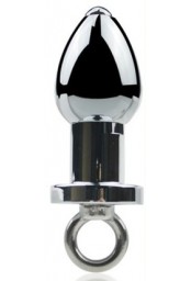 plug en métal Arsenal avec Anneau 8 x 3.7cm Gris