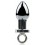 plug en métal Arsenal avec Anneau 8 x 3.7cm Gris