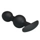 DUO Heavy Balls Silicone Butt Plug 10.4 x 2.6 cm 