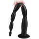 Gode Scale Beads S 30 x 3cm Noir 