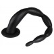 Gode long Scale Beads M 40 x 4cm Noir 