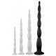 Gode long Scale Beads XL 60 x 6cm Noir 
