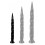 Gode long Tail S 34 x 3.5cm Noir