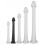 Gode long Whale Dildo M 40 x 5.5cm - Pointe 4.6cm Noir