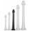 Gode long Whale Dildo L 42 x 6cm - Pointe 5cm Noir