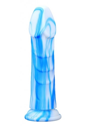Gode Vipriks 18 x 5cm Bleu-Blanc 