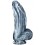 Gode silicone Fat Dick 18 x 6.5cm Noir-Blanc