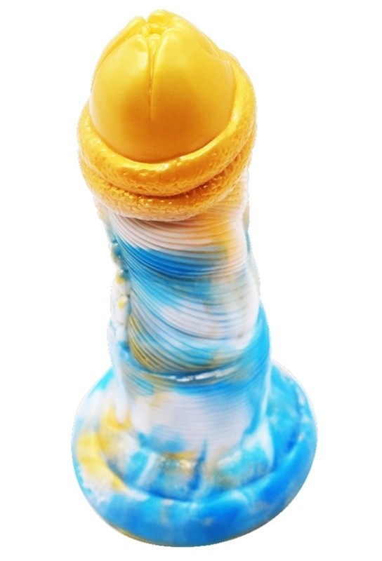 Gode Nox 18 x 6cm Doré-Bleu 
