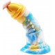 Gode Nox 18 x 6cm Doré-Bleu 