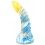 Gode Arkan 18 x 5cm Doré-Bleu