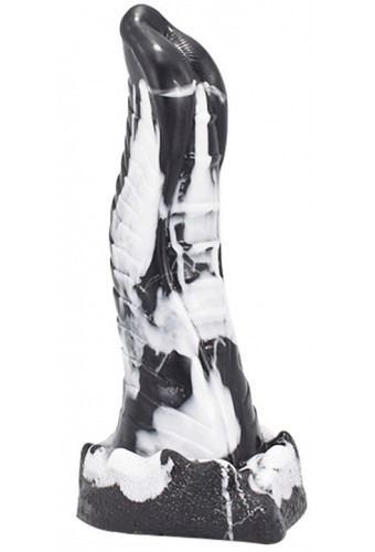 Gode Lizard 20 x 5cm Noir-Blanc 