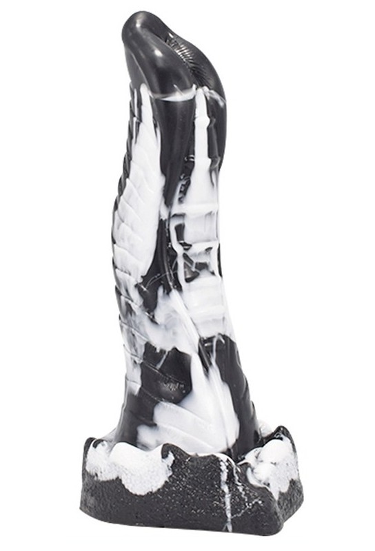 Gode Lizard 20 x 5cm Noir-Blanc 
