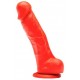 Gode en silicone Stretch N°1 - 14 x 3.7cm Rouge 