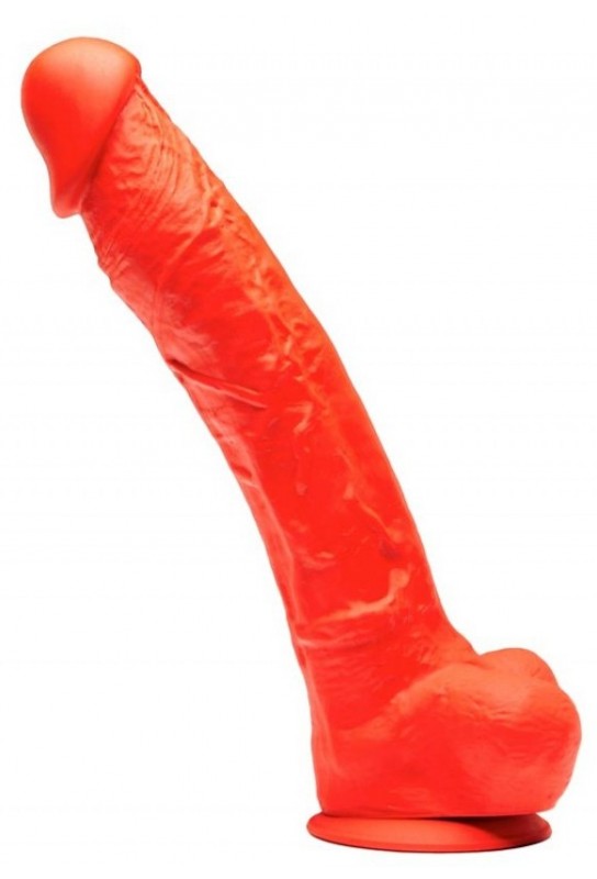 Gode en silicone Stretch N°6 - 26 x 5.8cm Rouge 