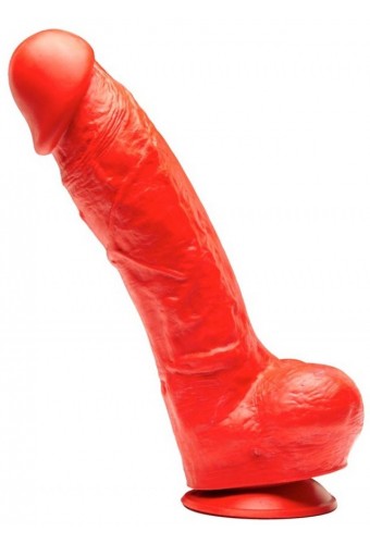 Gode en silicone Stretch N°5X - 27 x 8cm Rouge 