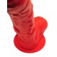 Gode en silicone Stretch N°5X - 27 x 8cm Rouge 