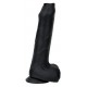 Gode en silicone Nopi 16 x 4cm Noir 