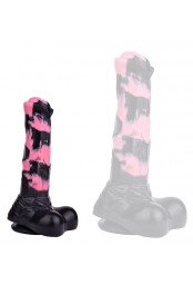 Gode Horse Hurulf S 18 x 4.7cm Noir-Rose