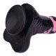 Gode Horse Hurulf M 24.5 x 6.5cm Noir-Rose 