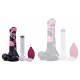 Gode Éjaculateur Hurulf Squirt S 18 x 4.7 cm Noir-Rose 