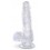 Gode transparent king Cock 13.5 x 3.5cm