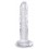 Gode transparent King Cock 16 x 3.7cm