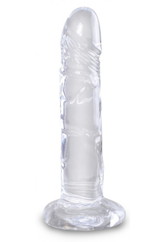 Gode transparent King Cock 16 x 3.7cm 