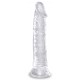 Gode transparent King Cock 20 x 4.5cm 