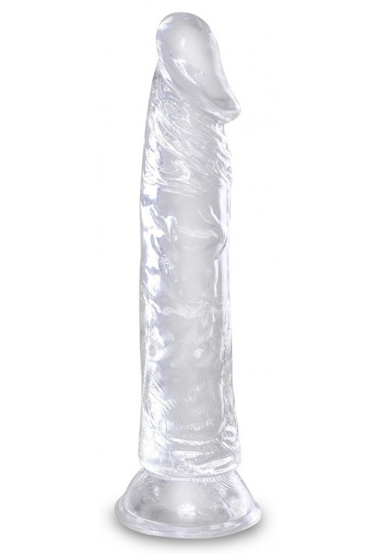 Gode transparent King Cock 20 x 4.5cm 