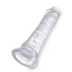 Gode transparent King Cock 20 x 4.5cm 