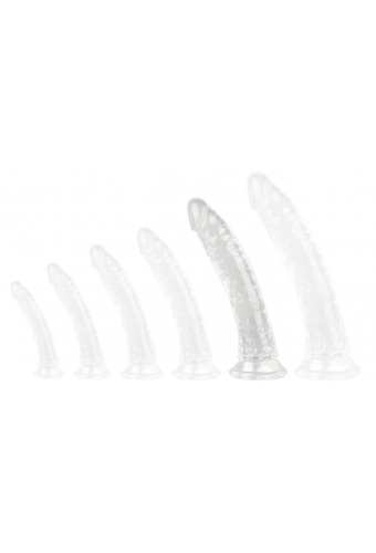 Gode transparent No Ball XXL 26 x 5cm 