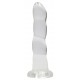 Gode Twist Crystal RealRock 16 x 4cm Transparent 