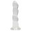 Gode Twist Crystal RealRock 16 x 4cm Transparent