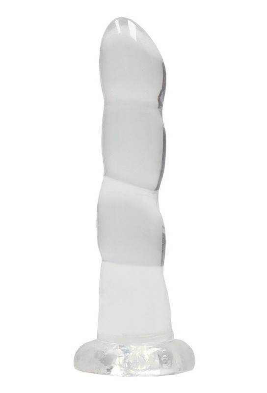 Gode Twist Crystal RealRock 16 x 4cm Transparent 