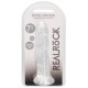 Gode Twist Crystal RealRock 16 x 4cm Transparent 