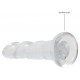 Gode Twist Crystal RealRock 16 x 4cm Transparent 