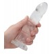 Gode Twist Crystal RealRock 16 x 4cm Transparent 