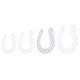 Double Gode transparent U Jelly L 17 x 4.5cm 