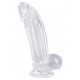Gode transparent Kolk M 14 x 4.5cm 