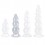Plug transparent Jelwy M 20 x 8cm