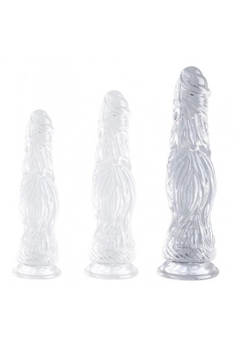 Gode Monster Transparent KAIL L 25 x 7cm 